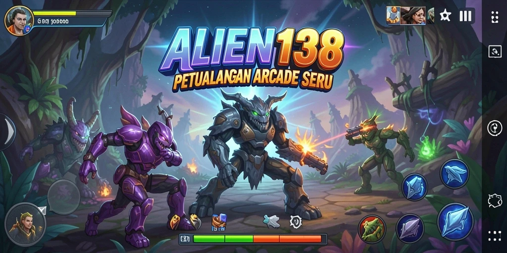 Tangkapan layar utama menunjukkan gameplay seru dan menantang di ALIEN138.