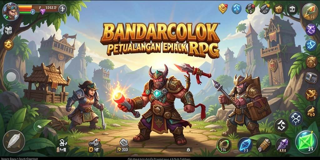 Tampilan gameplay BANDARCOLOK yang menakjubkan dan penuh aksi.