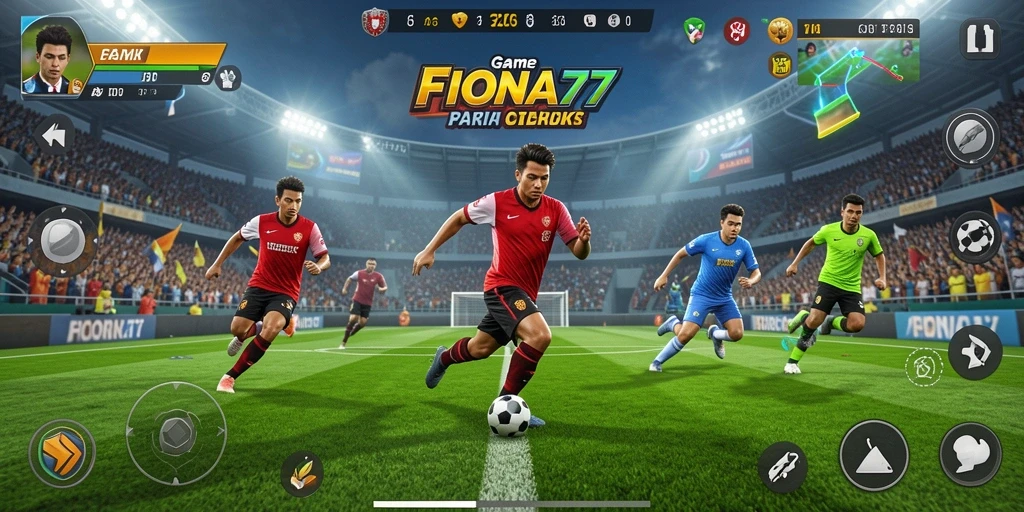 Screenshot FIONA77 menunjukkan aksi seru dalam permainan olahraga.