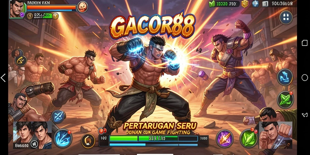 Tampilan gameplay GACOR88 yang mendebarkan dan mengasyikkan.