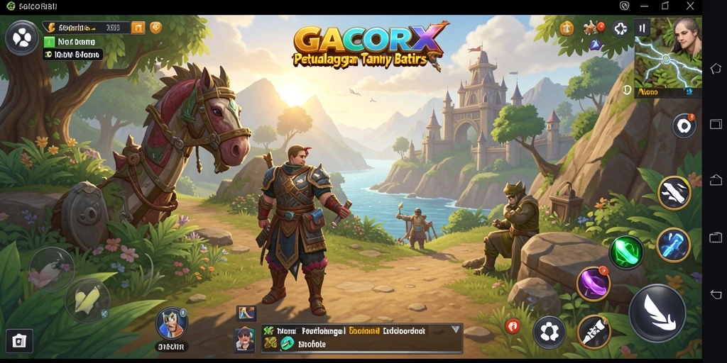 Gameplay seru di dunia terbuka GACORX dengan banyak petualangan.