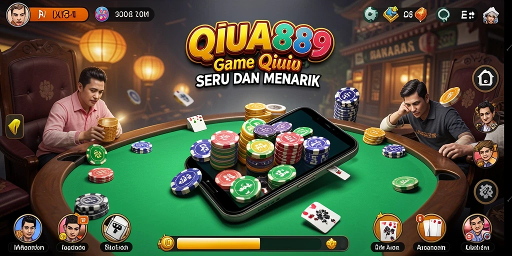 Tangkapan layar gameplay menampilkan keseruan QiuQiu di NAGA889.
