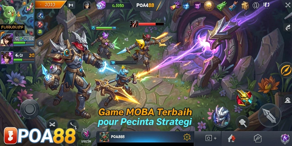 Tangkapan layar permainan <strong>POA88</strong> yang menunjukkan aksi tim yang mendebarkan.