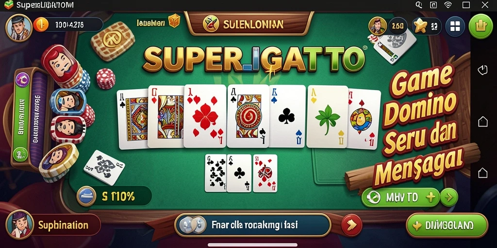 Tampilan gameplay seru dari SUPERLIGATOTO dengan pemain bersaing.