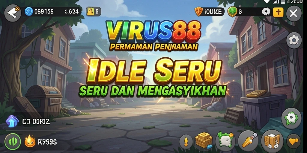 Tampilan gameplay VIRUS88 yang memikat dan seru.