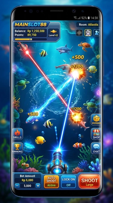 Tampilan antarmuka aplikasi mainslot88 yang intuitif.